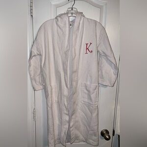 Soft Touch EUC 100% Cotton Turkish “K” Embroidered Bath Robe